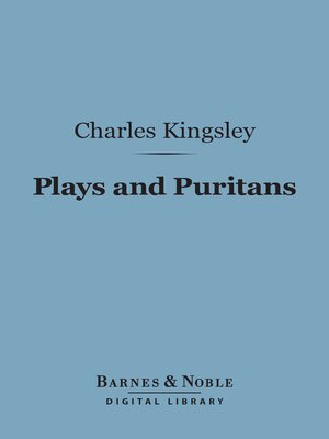 cover image of Plays and Puritans (Barnes & Noble Digital Library)
